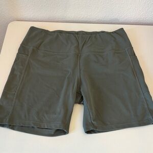 Women's Olive Green Shorts